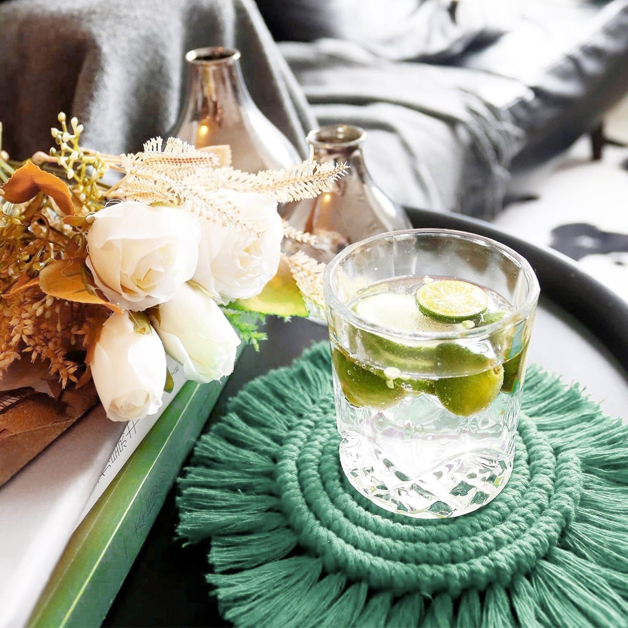 Handmade Coasters – Eco-Friendly & Stylish Table Décor by SaaikaCrafts