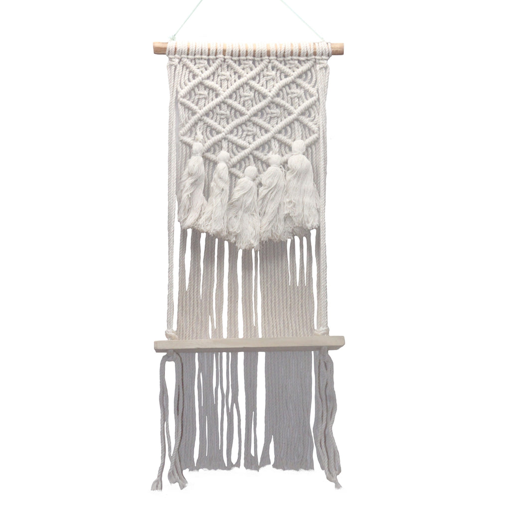 Macmrae wall hanging Crochet design With planks