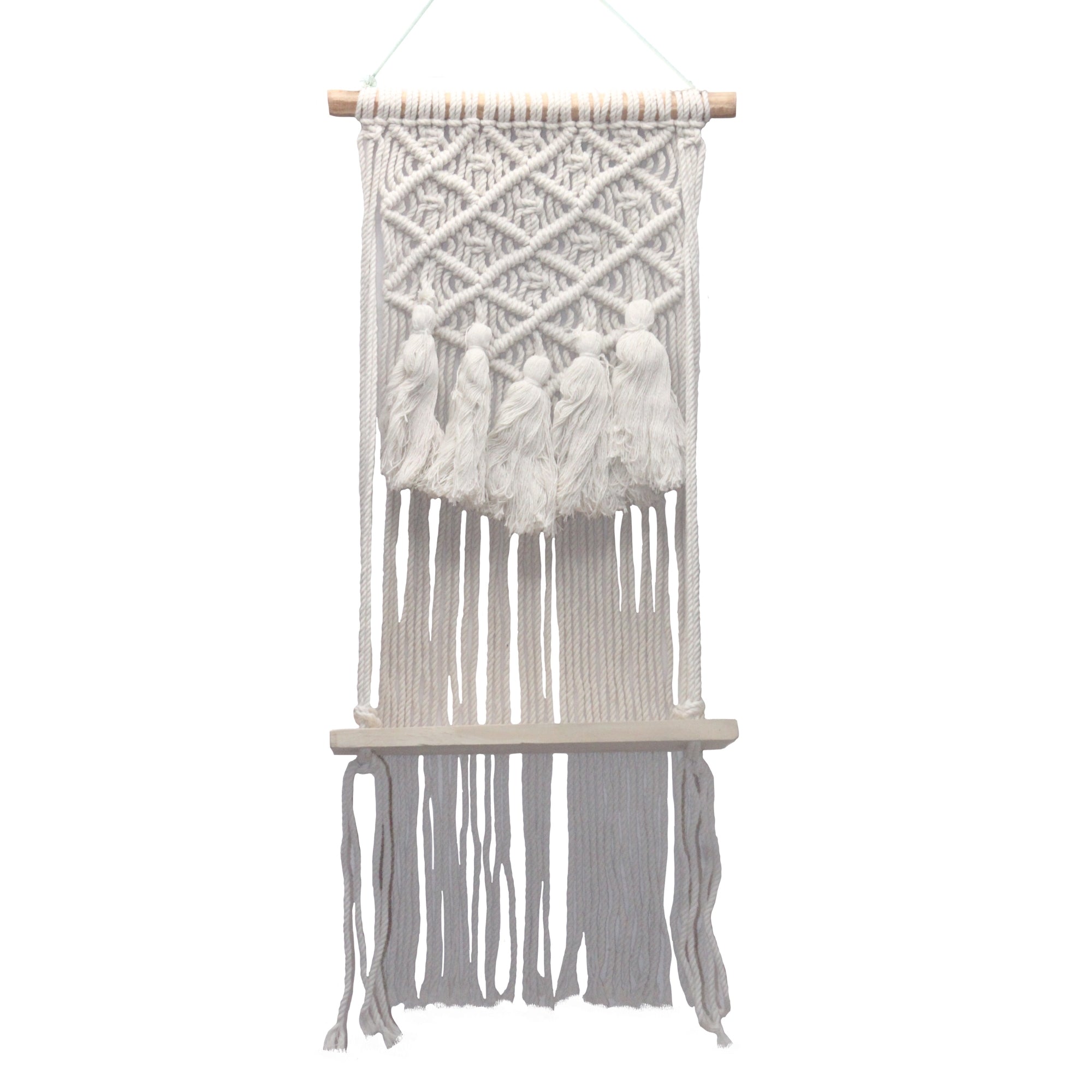 Macmrae wall hanging Crochet design With planks