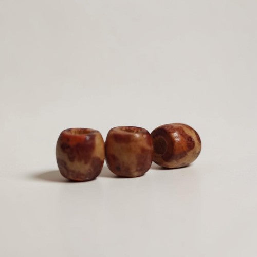 Pattern Wooden Beads for Macrame & Crafts