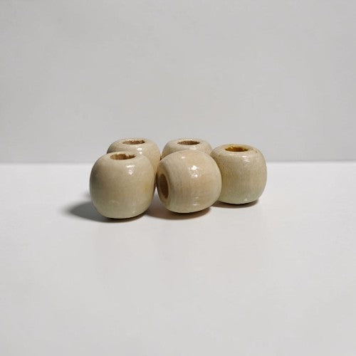 12mm Multicolour Wooden Beads for Crafts & Macrame | Painted Craft Beads