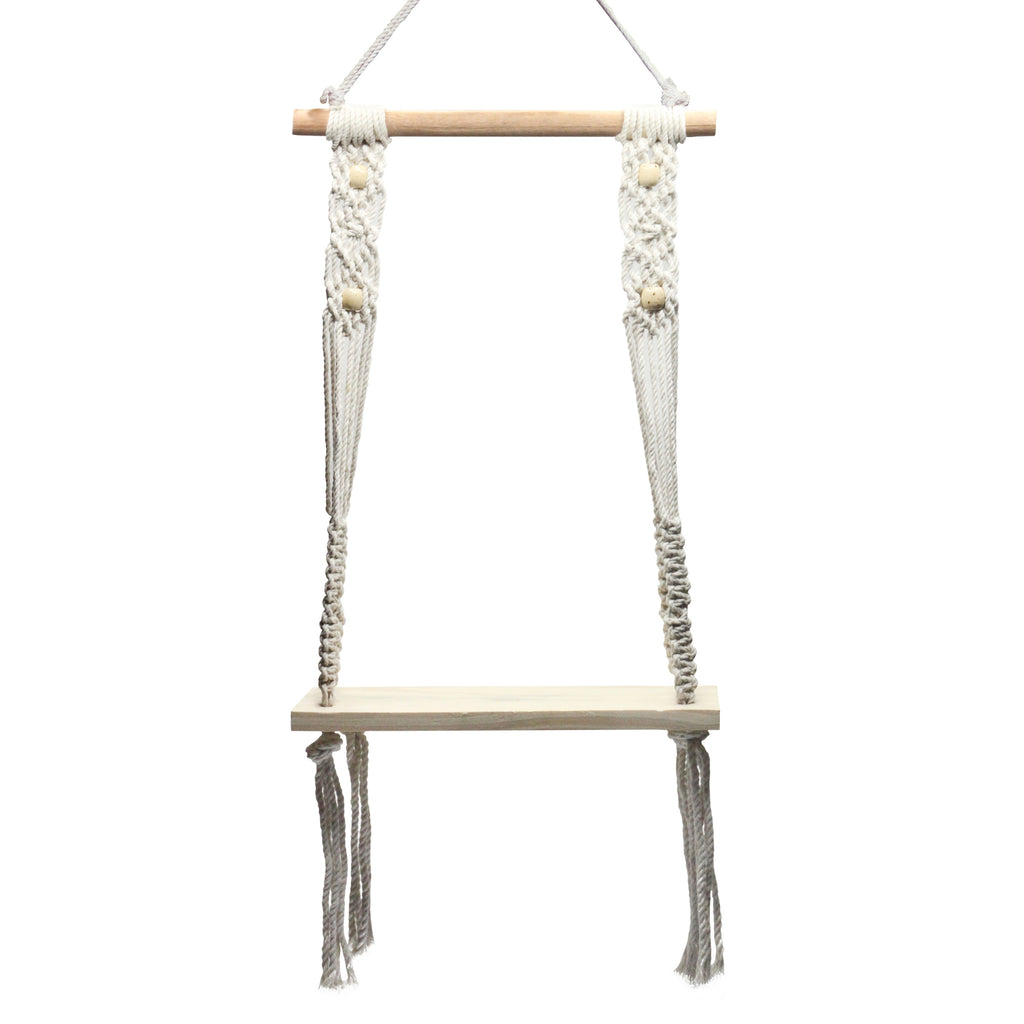 Macmrae wall hanging beads With planks