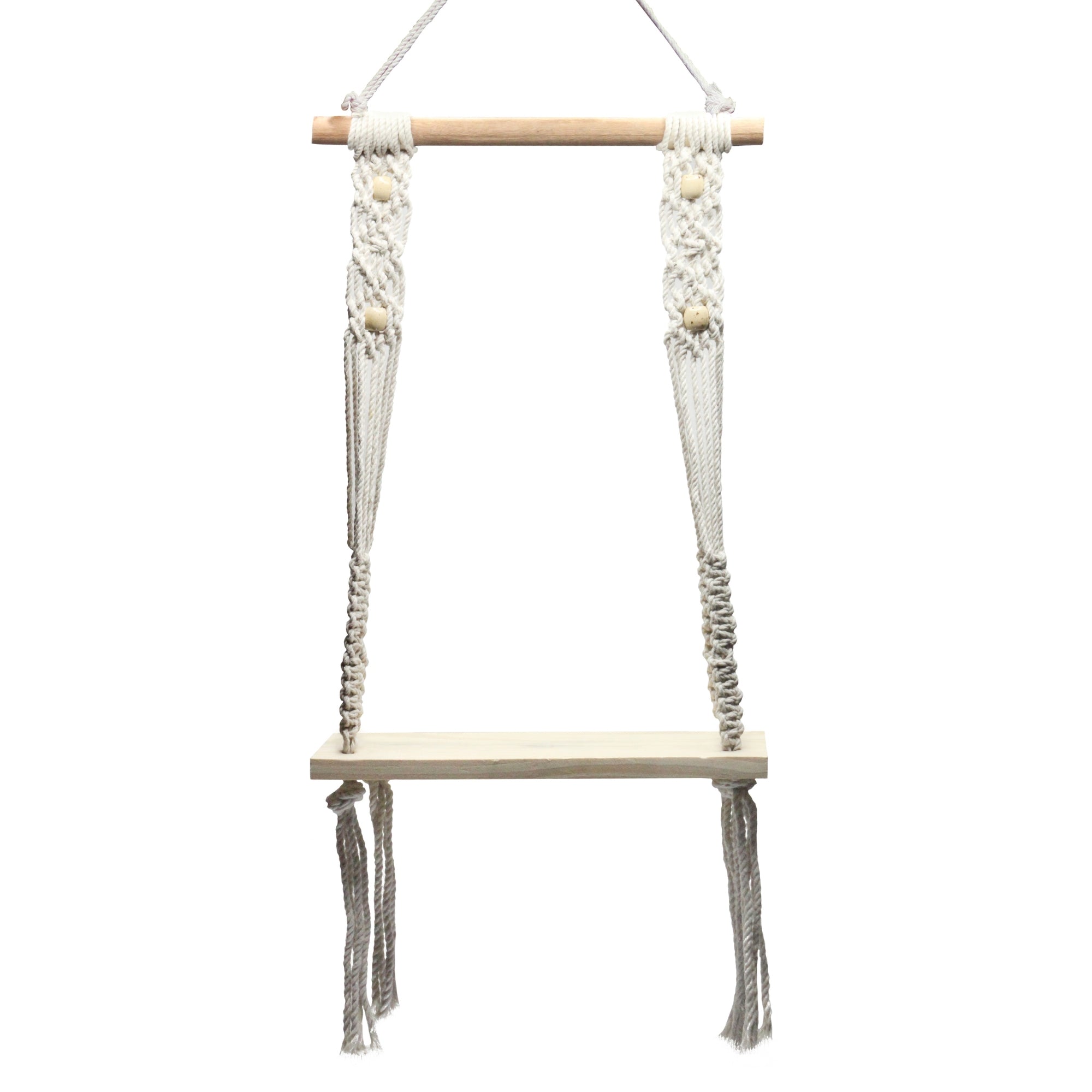 Macmrae wall hanging beads With planks