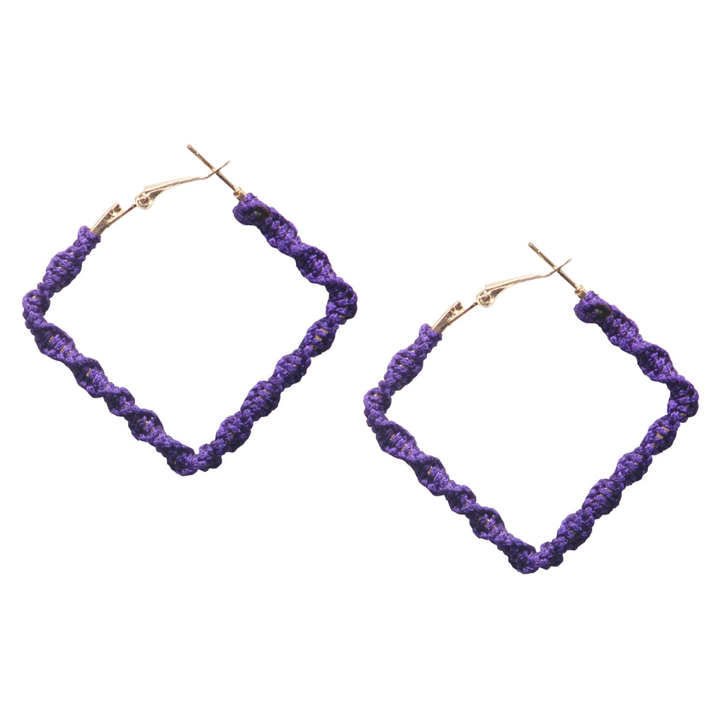 Bohemian Style Handmade Macrame Earrings