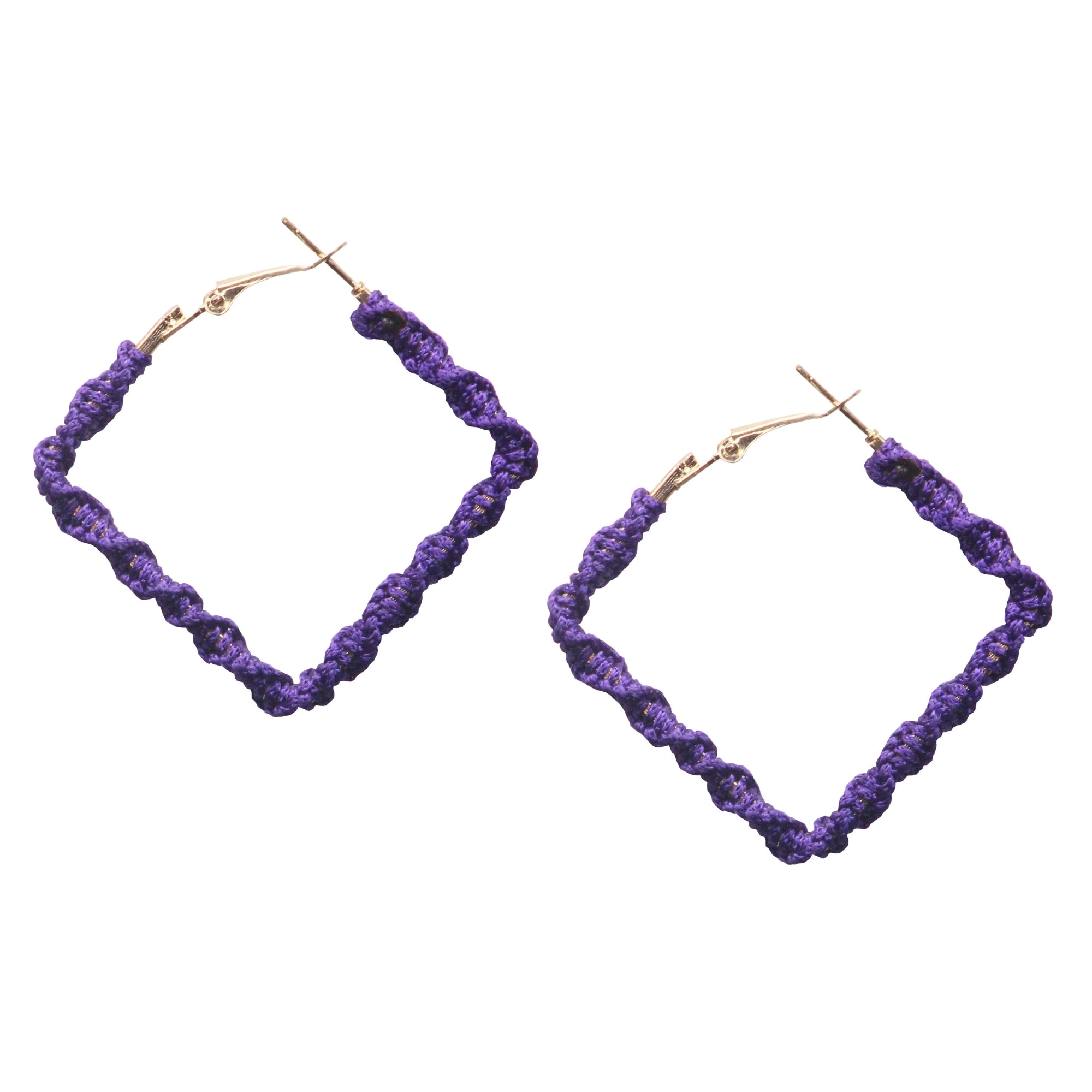 Bohemian Style Handmade Macrame Earrings