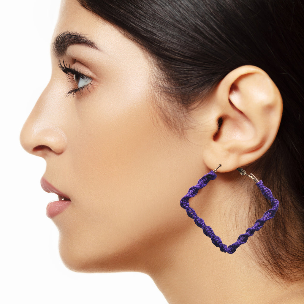 Bohemian Style Handmade Macrame Earrings