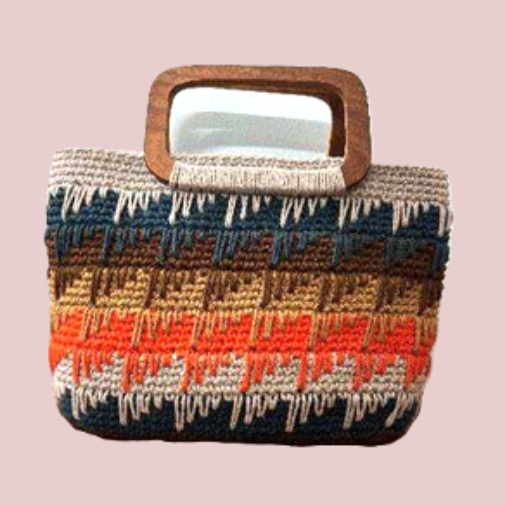 “Handmade macrame bag crafted with natural cotton cord for everyday use and boho style”