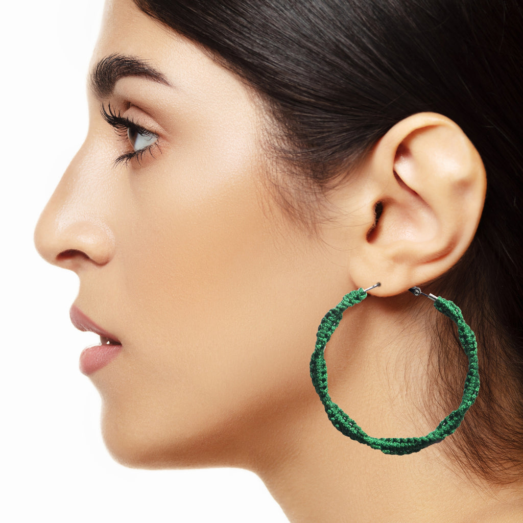 Bohemian Style Handmade Macrame Earrings