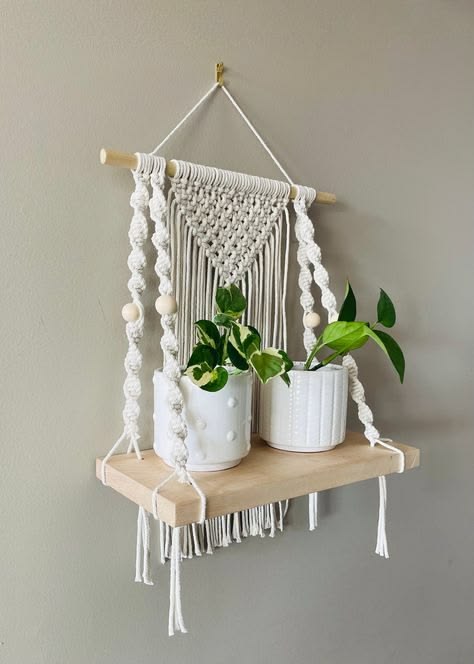 Wooden Planks for Macrame Shelf & DIY Crafts | Natural Wood Board | SaaikaCrafts