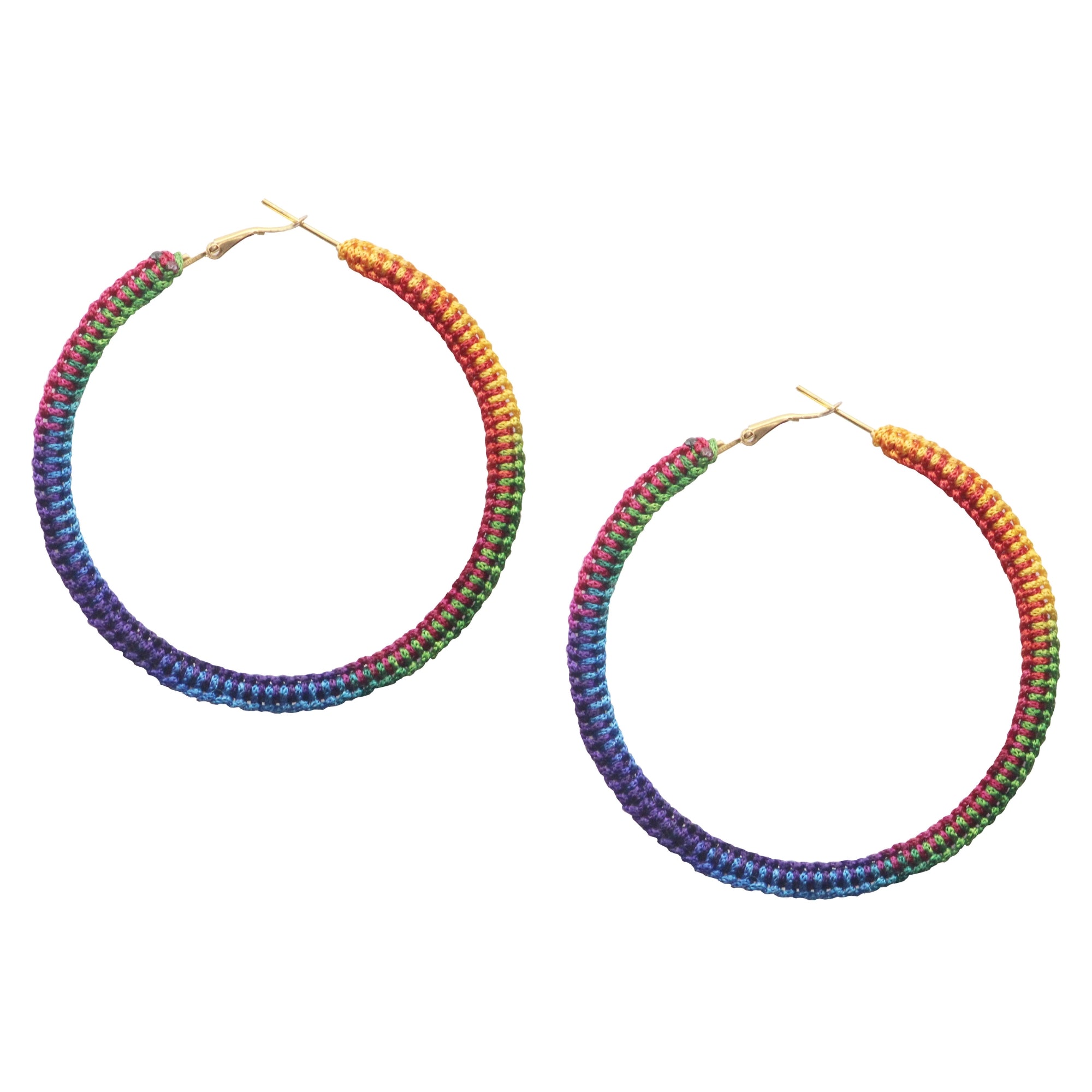 Bohemian Style Handmade Macrame Earrings