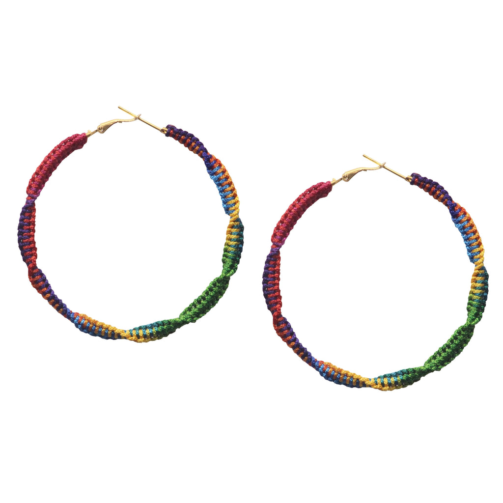 Bohemian Style Handmade Macrame Earrings