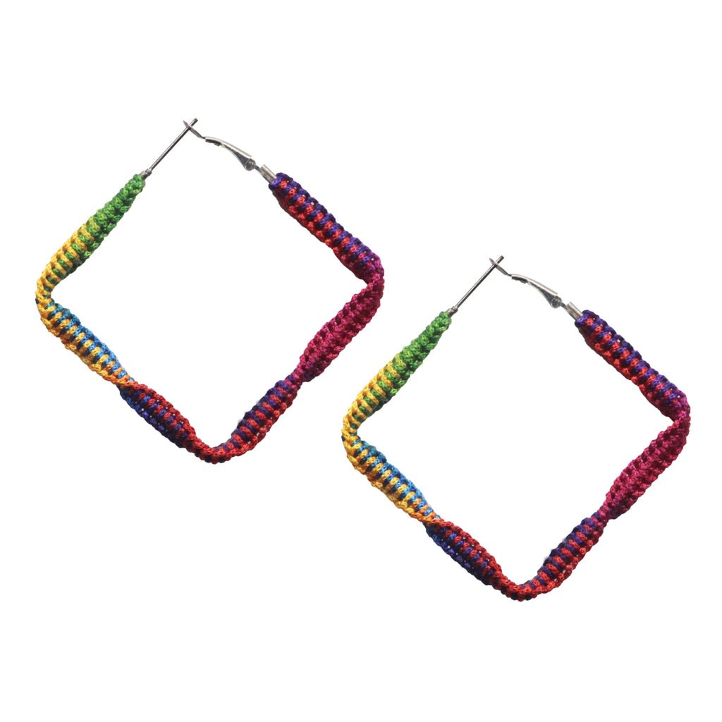 Bohemian Style Handmade Macrame Earrings