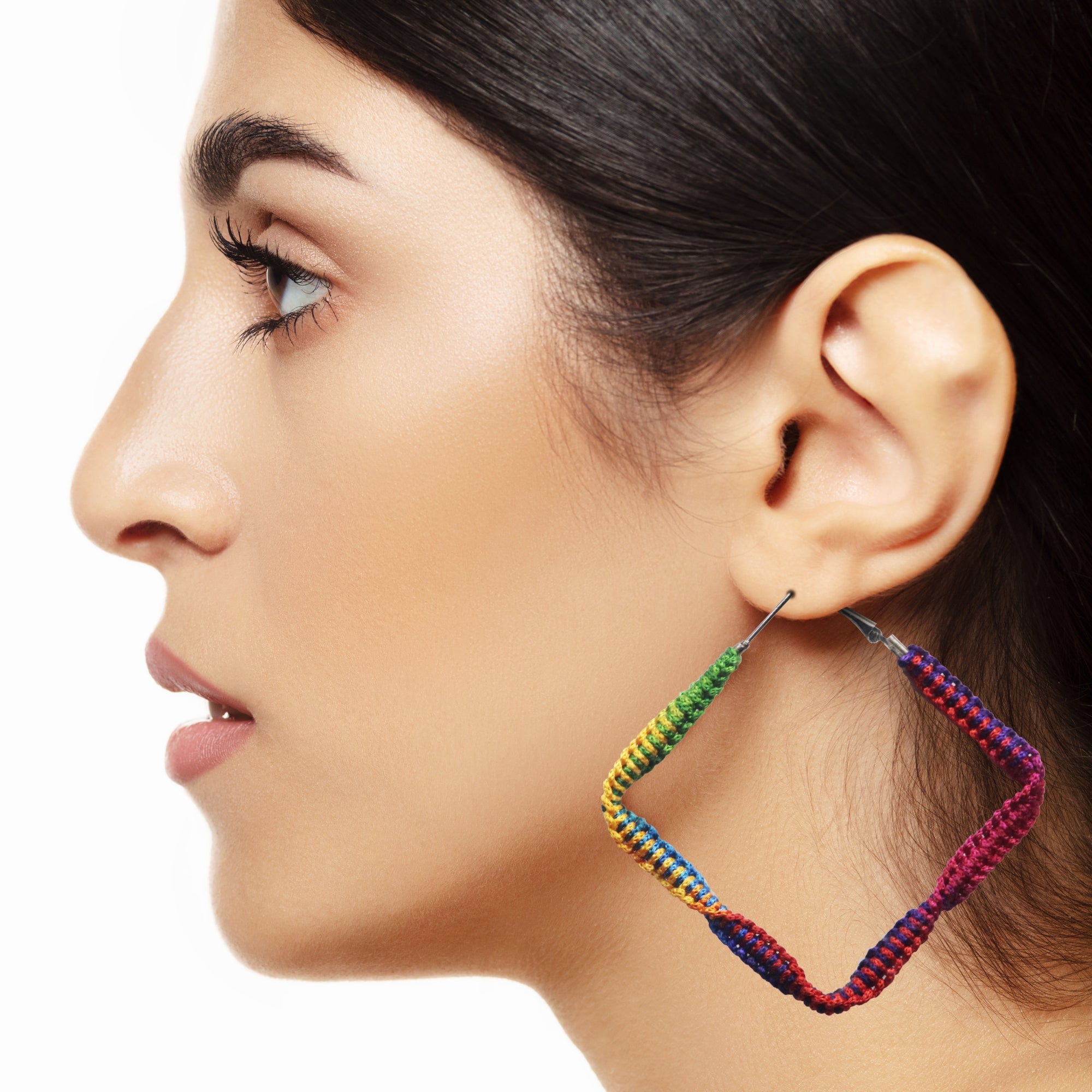 Bohemian Style Handmade Macrame Earrings