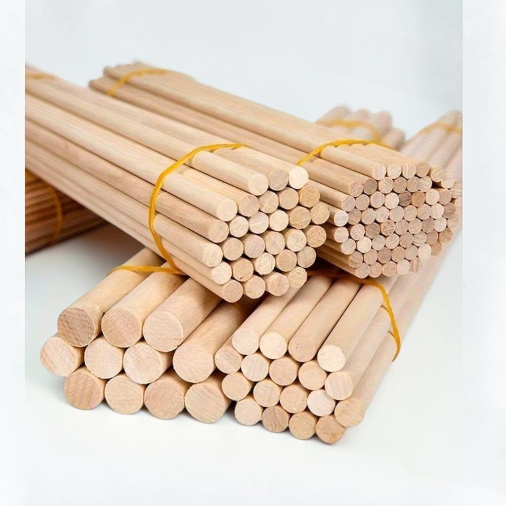 wooden dowels for macrame and crafts