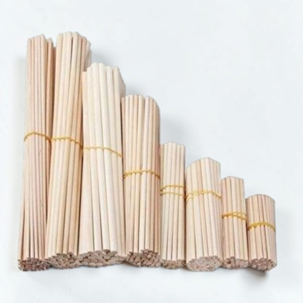 wooden dowels for macrame and crafts